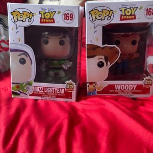 Funko 168 and 169 Buzz and Woody
